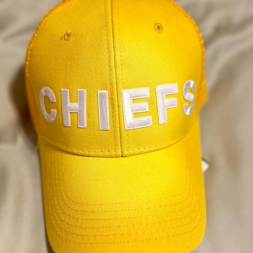 Yellow 'CHIEFS' Baseball Cap